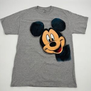 Disneyland Walt Disney World Mickey Mouse Sketch Graphic T-Shirt‎ Medium